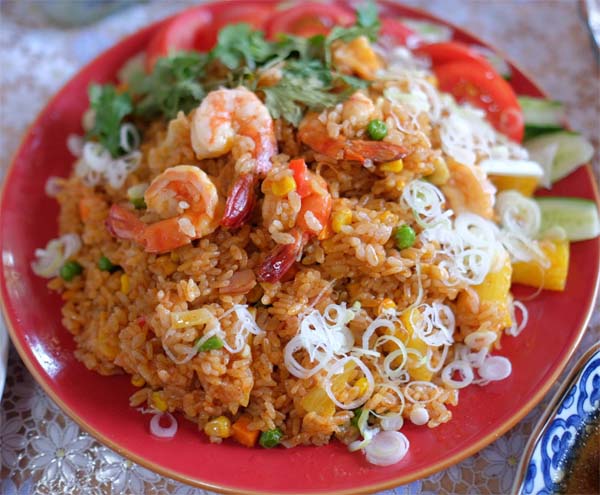 ข้าวผัดมันกุ้ง