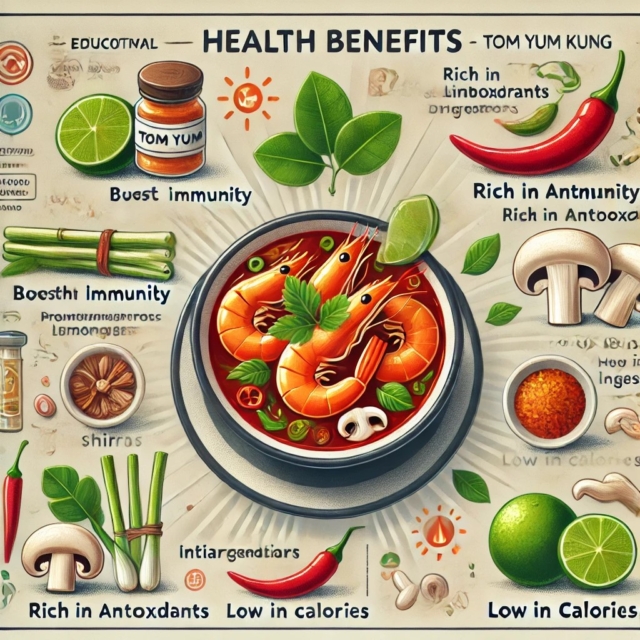 ประโยชน์ของต้มยำกุ้ง