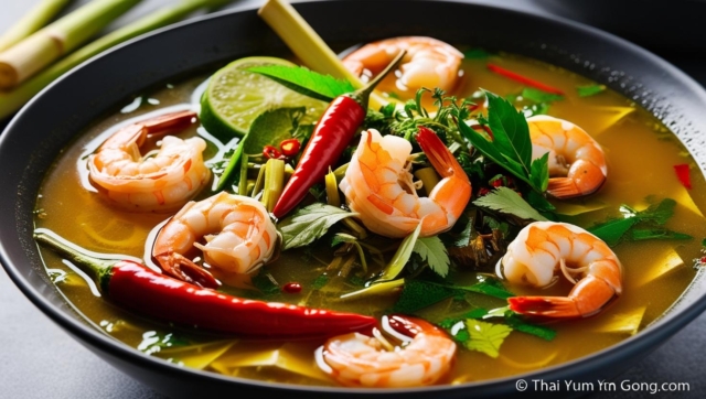 ต้มยำกุ้ง: รสชาติเผ็ดร้อนของอาหารไทย